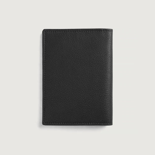 Bernardi Black Leather Travel Wallet