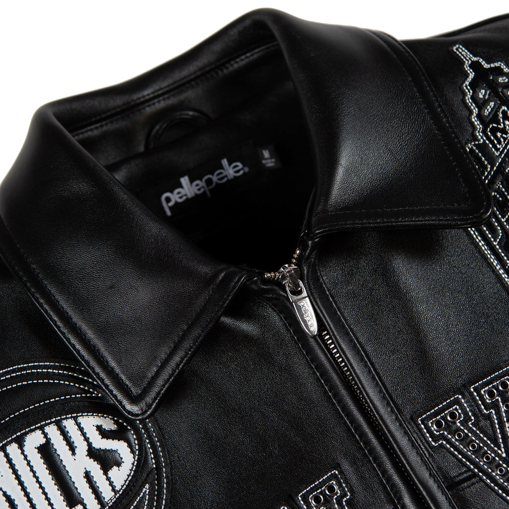 Pelle Pelle x FISLL for the city of knicks jacket