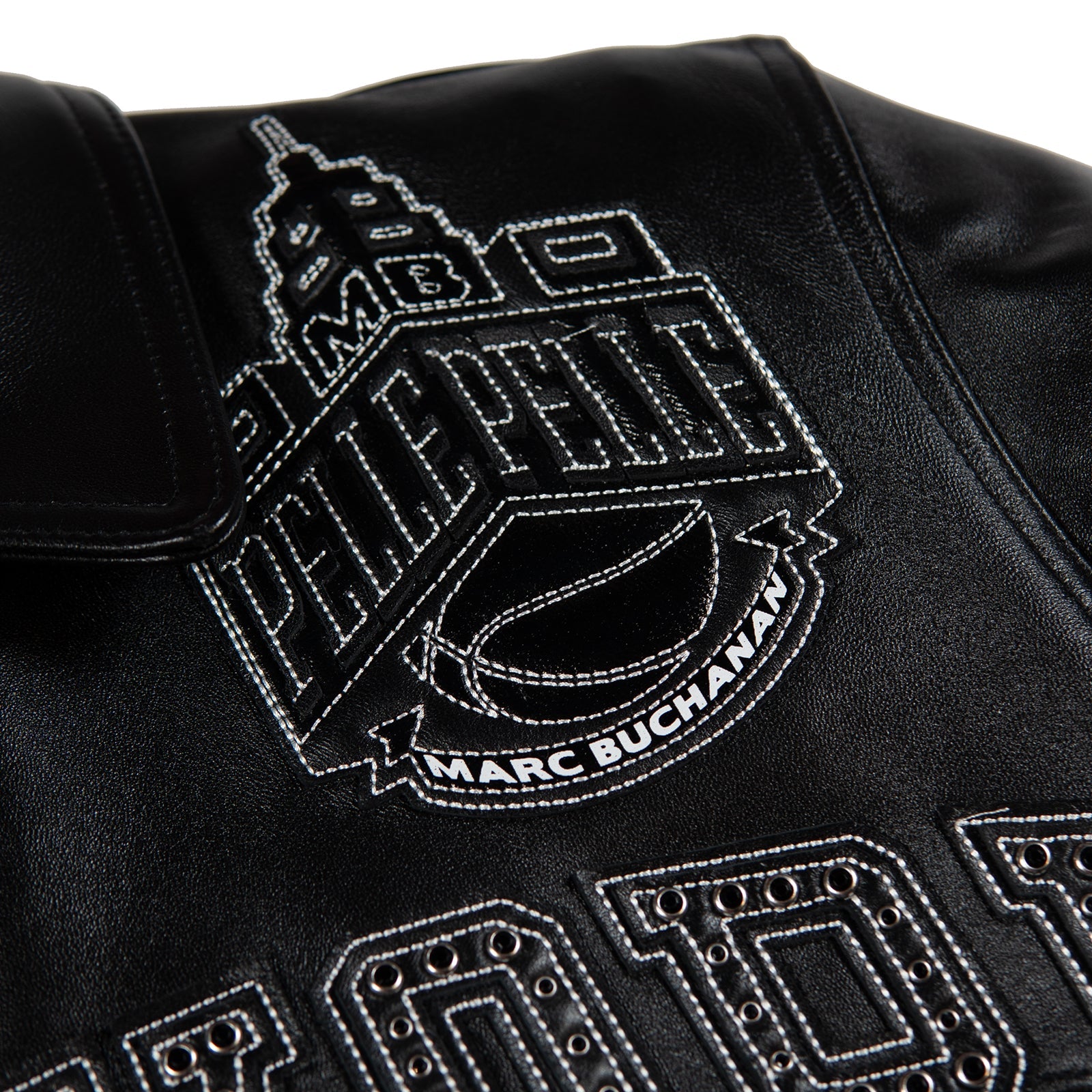 Pelle Pelle x FISLL for the city of knicks jacket