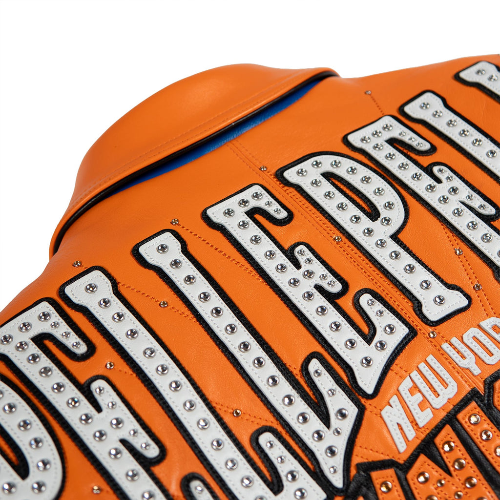 Pelle Pelle x FISLL for the city of knicks jacket