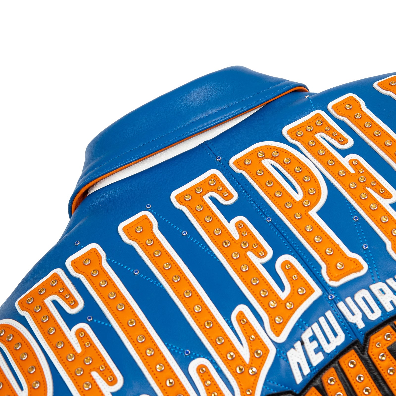 Pelle Pelle x FISLL for the city of knicks jacket