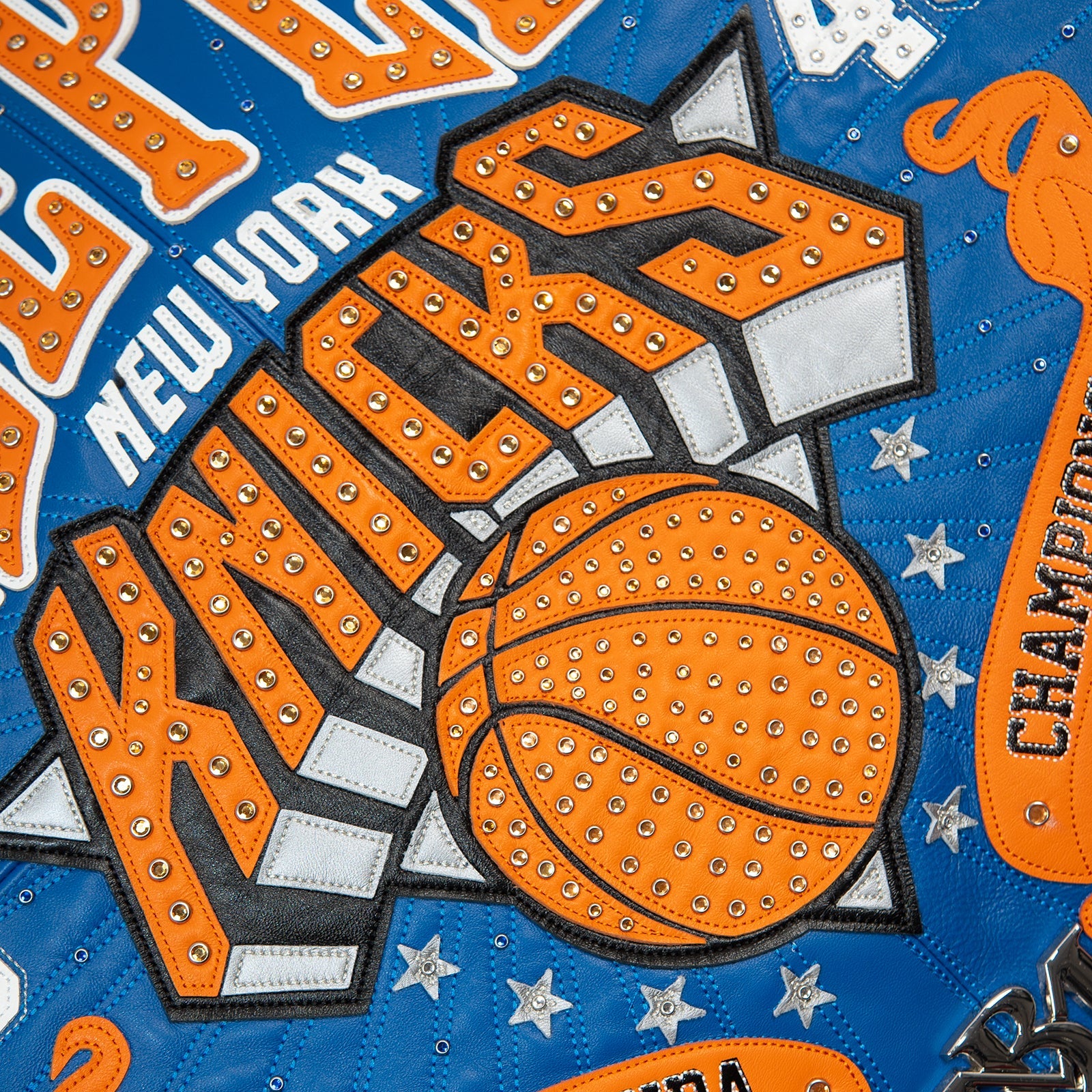 Pelle Pelle x FISLL for the city of knicks jacket