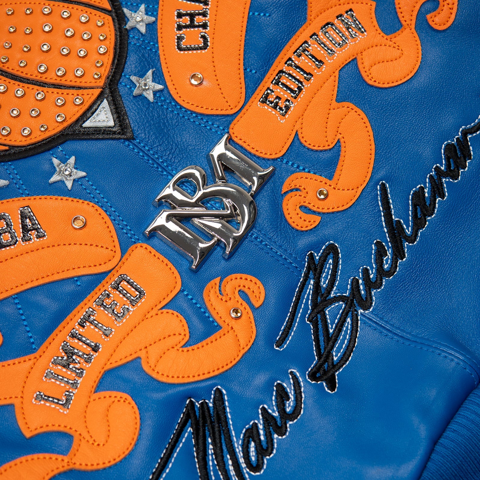 Pelle Pelle x FISLL for the city of knicks jacket