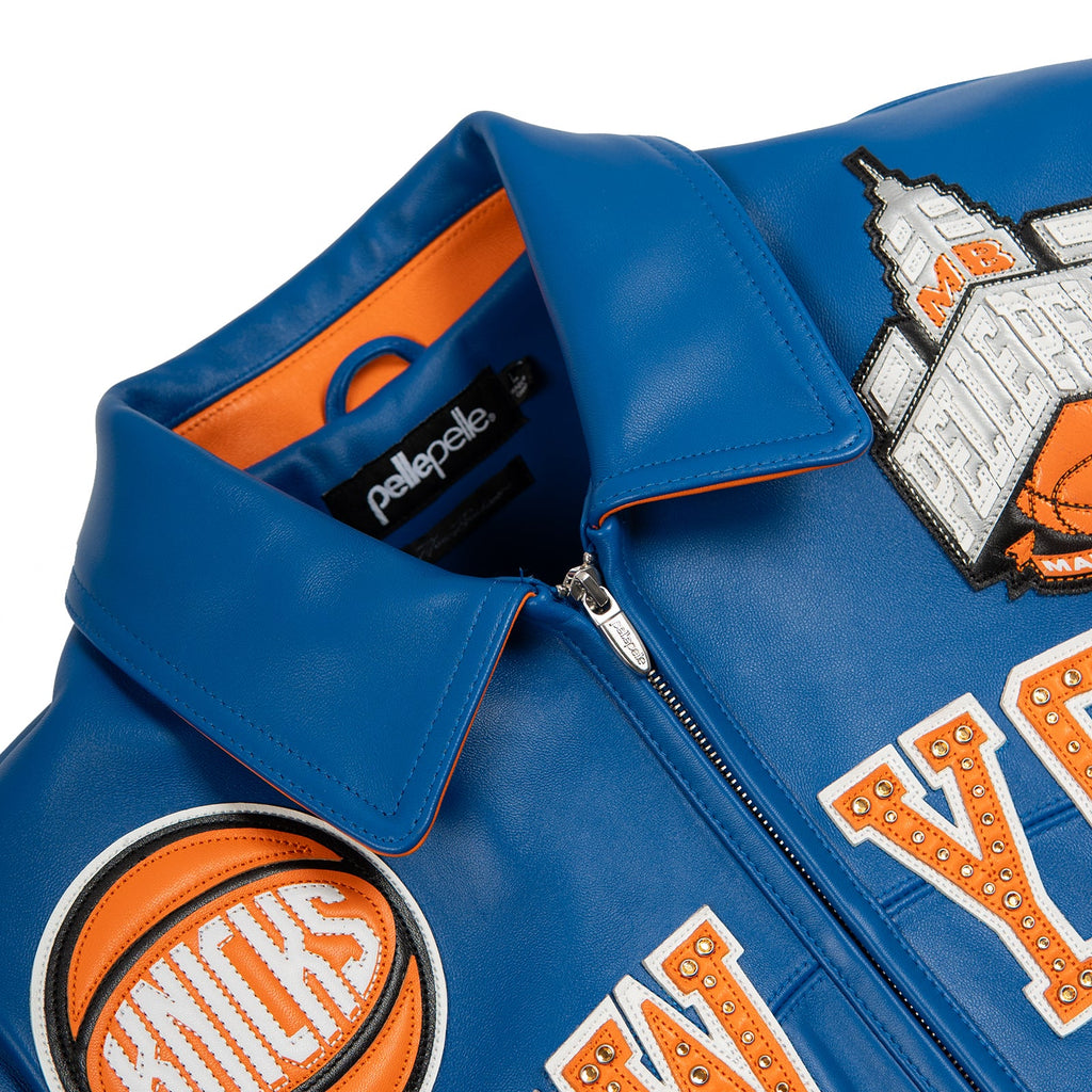 Pelle Pelle x FISLL for the city of knicks jacket