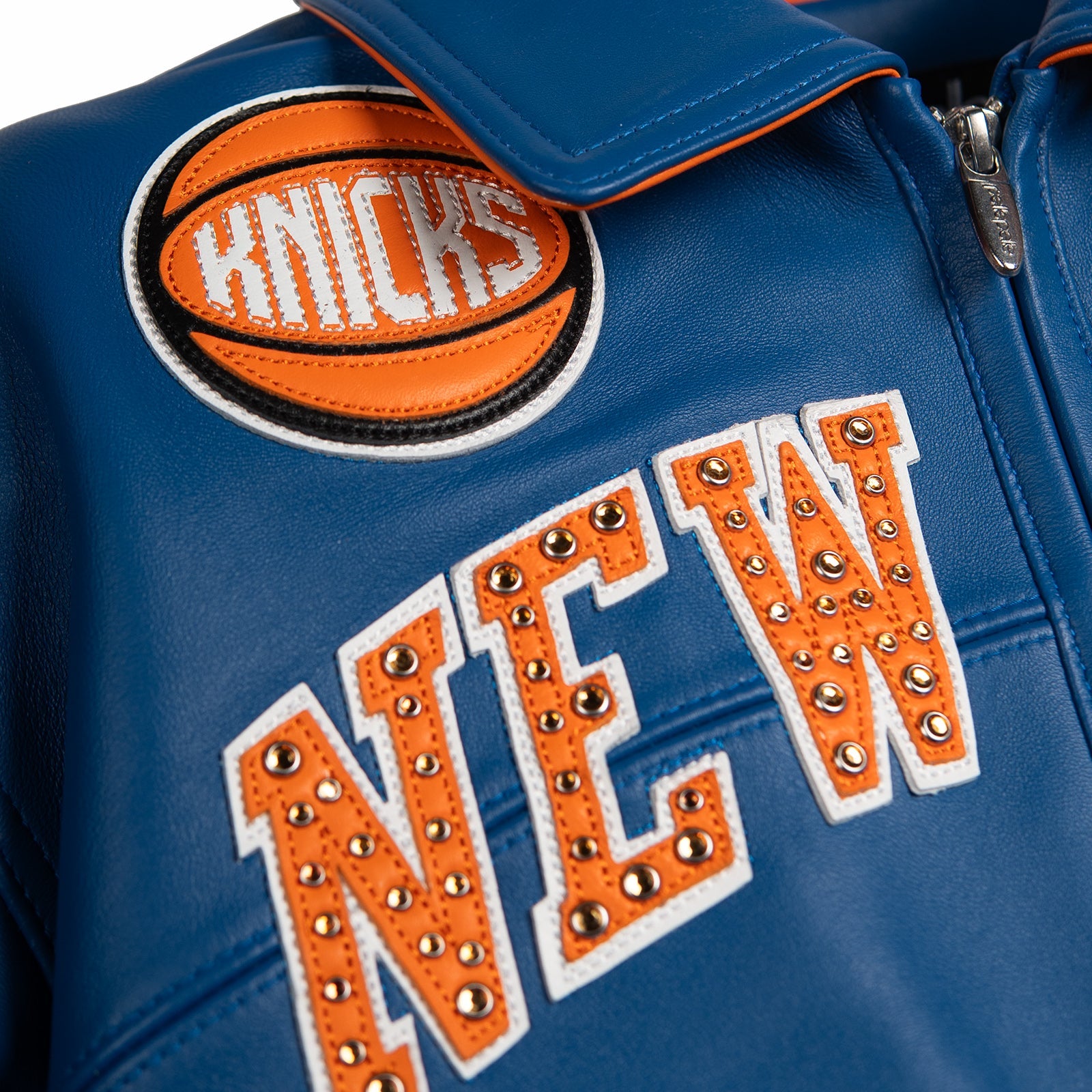 Pelle Pelle x FISLL for the city of knicks womens crop jacket