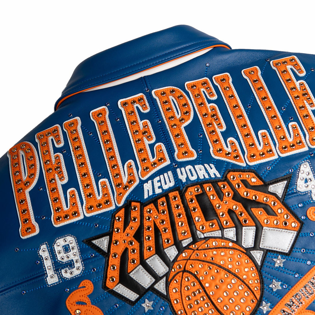 Pelle Pelle x FISLL for the city of knicks womens crop jacket