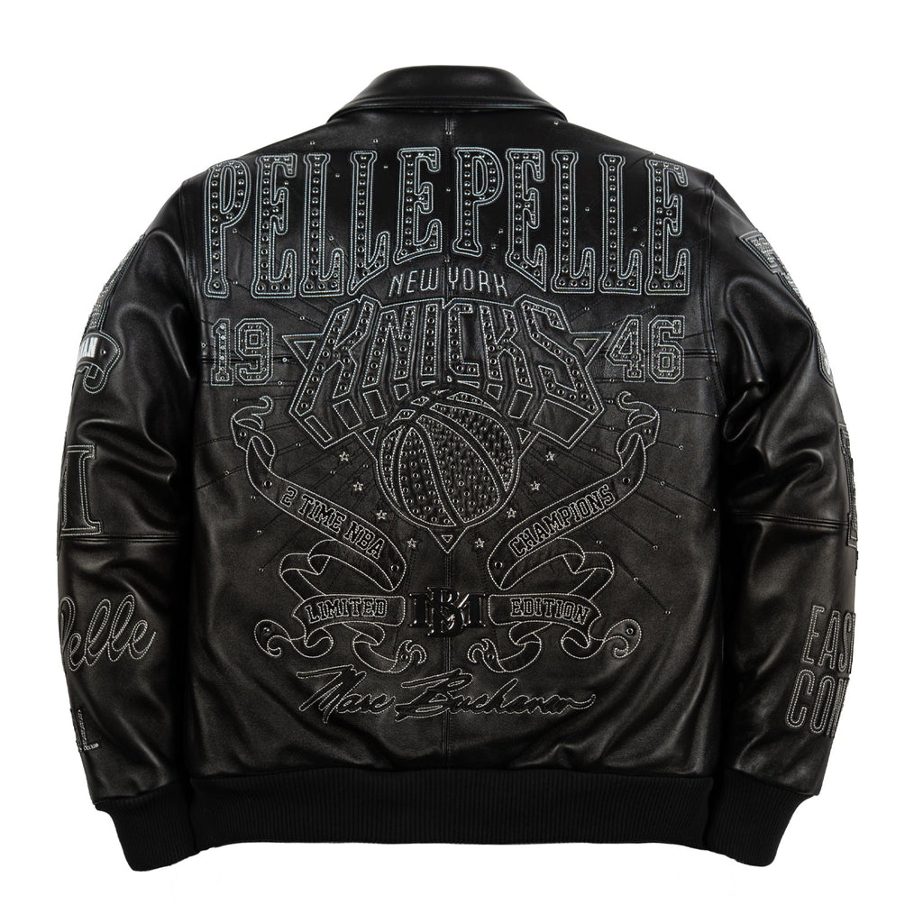 Pelle Pelle x FISLL for the city of knicks jacket