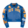 Pelle Pelle x FISLL for the city of knicks womens crop jacket