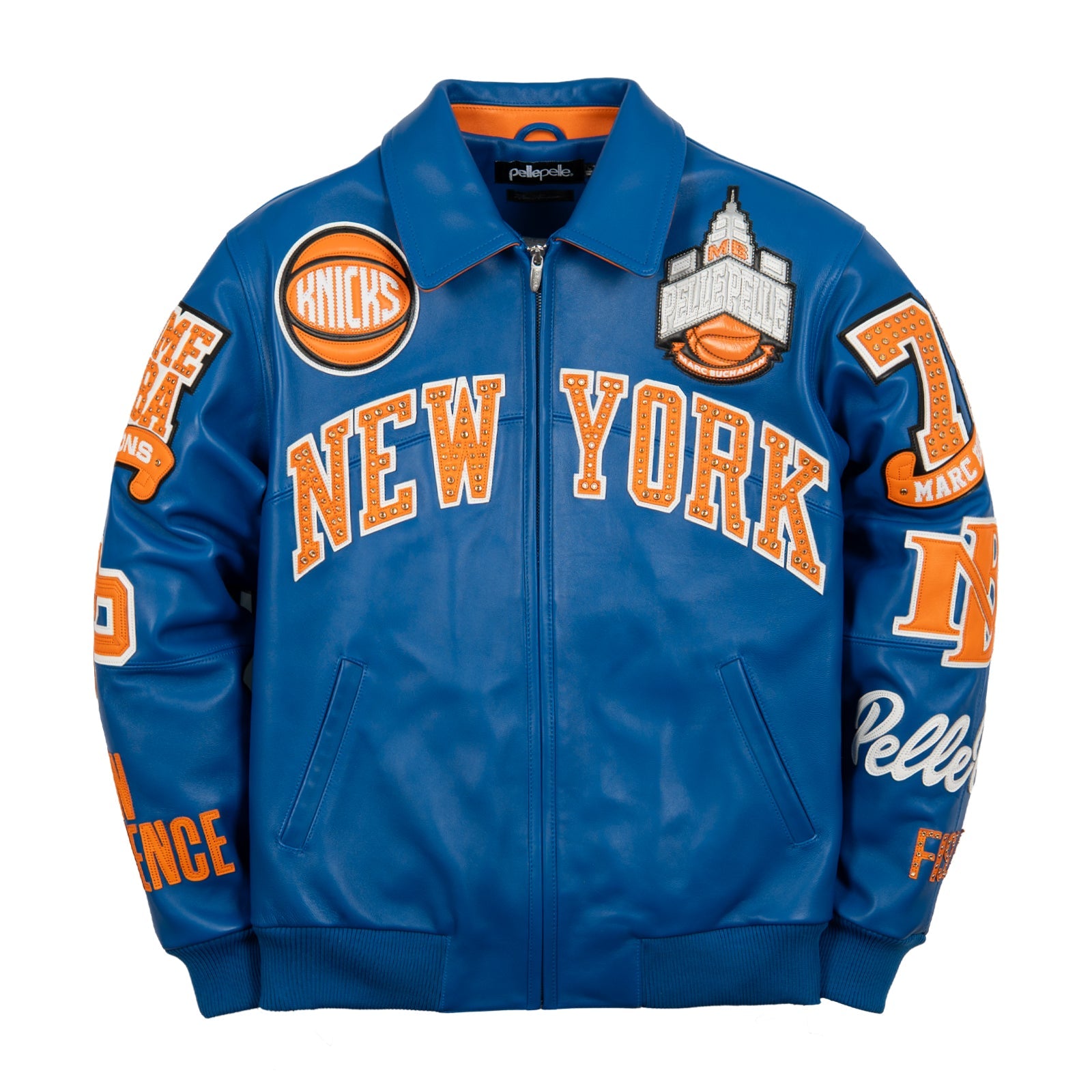 Pelle Pelle x FISLL for the city of knicks jacket