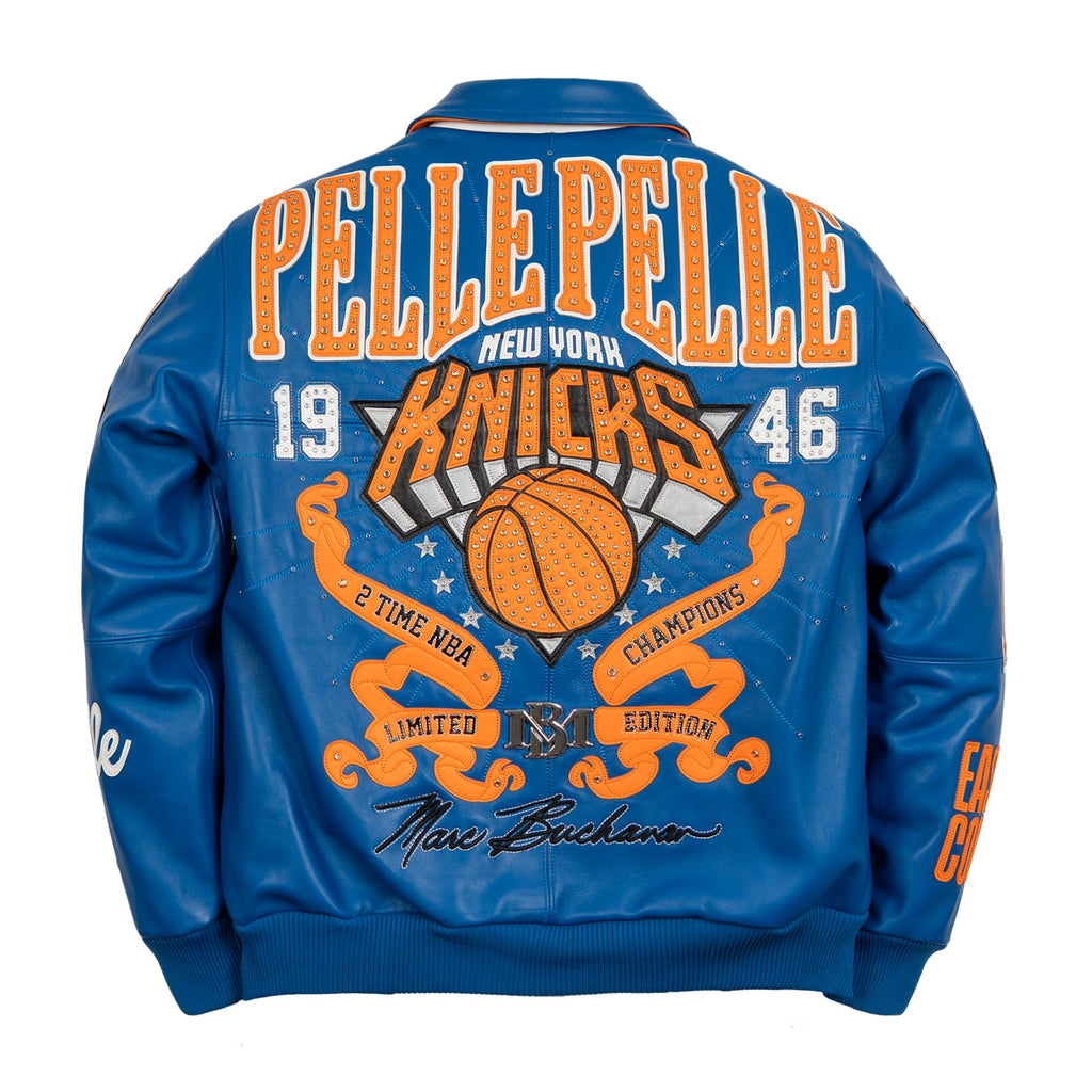 Pelle Pelle x FISLL for the city of knicks jacket
