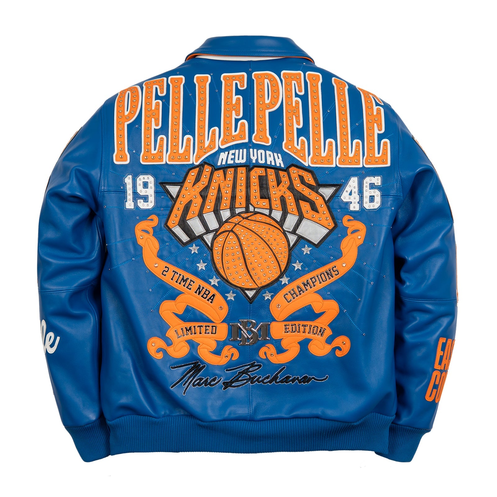 Pelle Pelle x FISLL for the city of knicks jacket