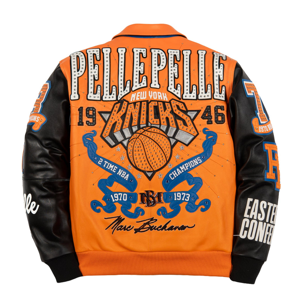 Pelle Pelle x FISLL for the city of knicks jacket