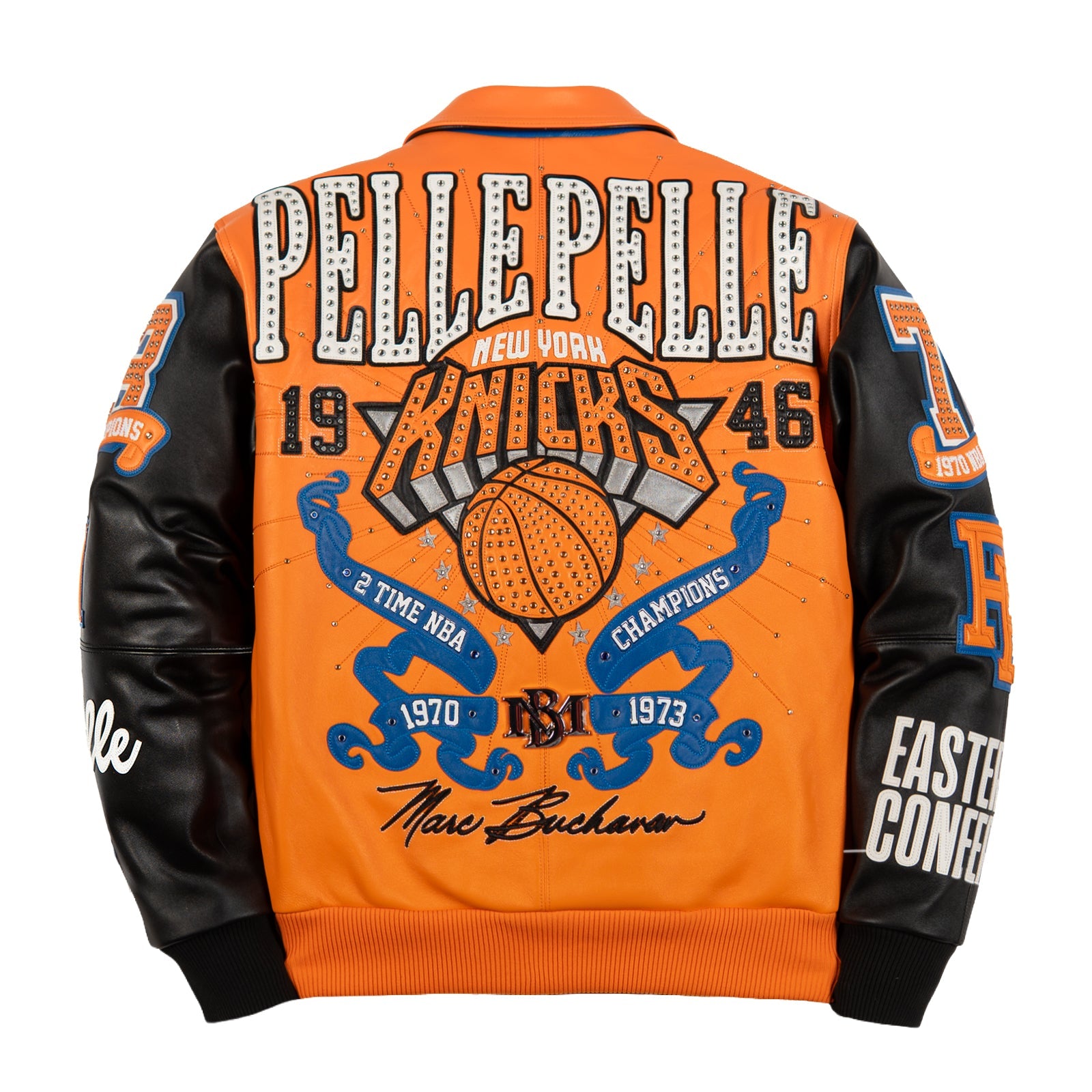 Pelle Pelle x FISLL for the city of knicks jacket
